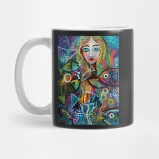 Mermaid and Fish Mug